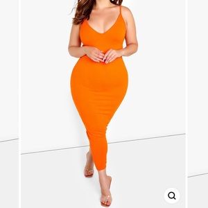 Orange Maxi Dress
